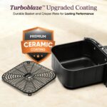 TurboBlaze™ 6.0-Quart Air Fryer - Light Gray - Image 5