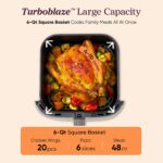 TurboBlaze™ 6.0-Quart Air Fryer - Light Gray - Image 9