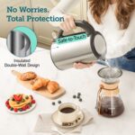 Cosori 1.5L Double Wall Stainless Steel Electric Kettle - Image 2